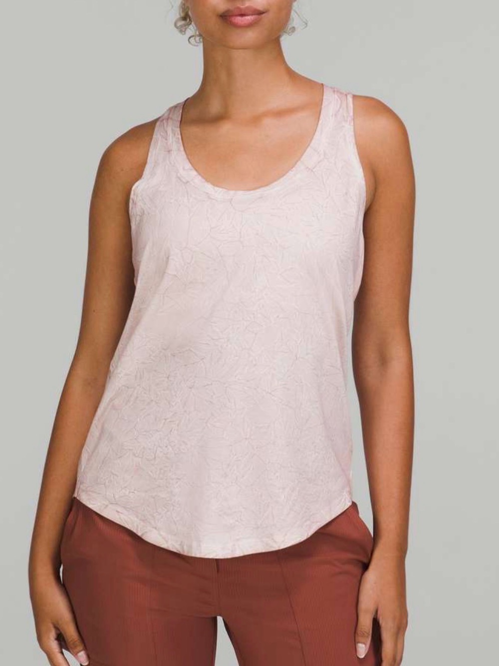 Lululemon Love Tank Top Summit Wash Smoky Topaz